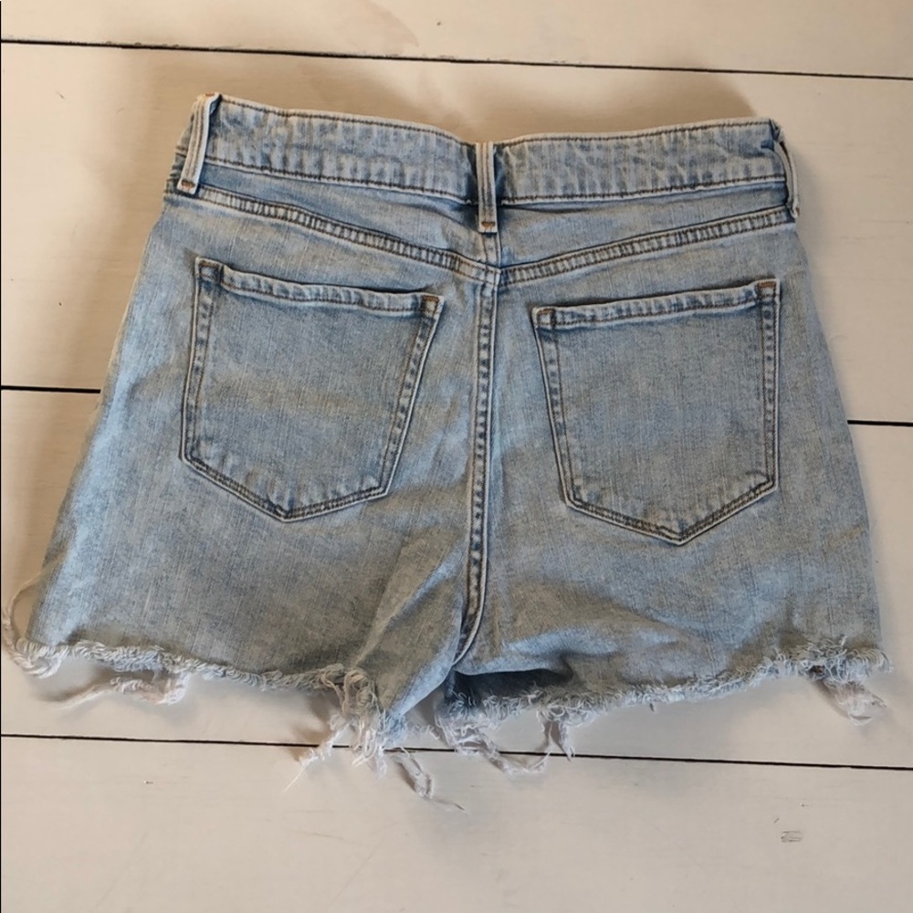 High Rise Jean Shorts - Picture 2 of 2